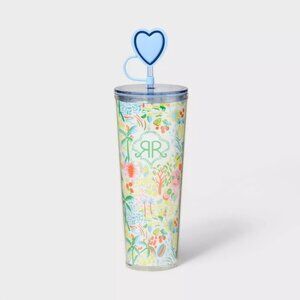 NWT 24oz Vacation Tritan Hydration Tumbler White/Blue - Roller Rabbit x Target